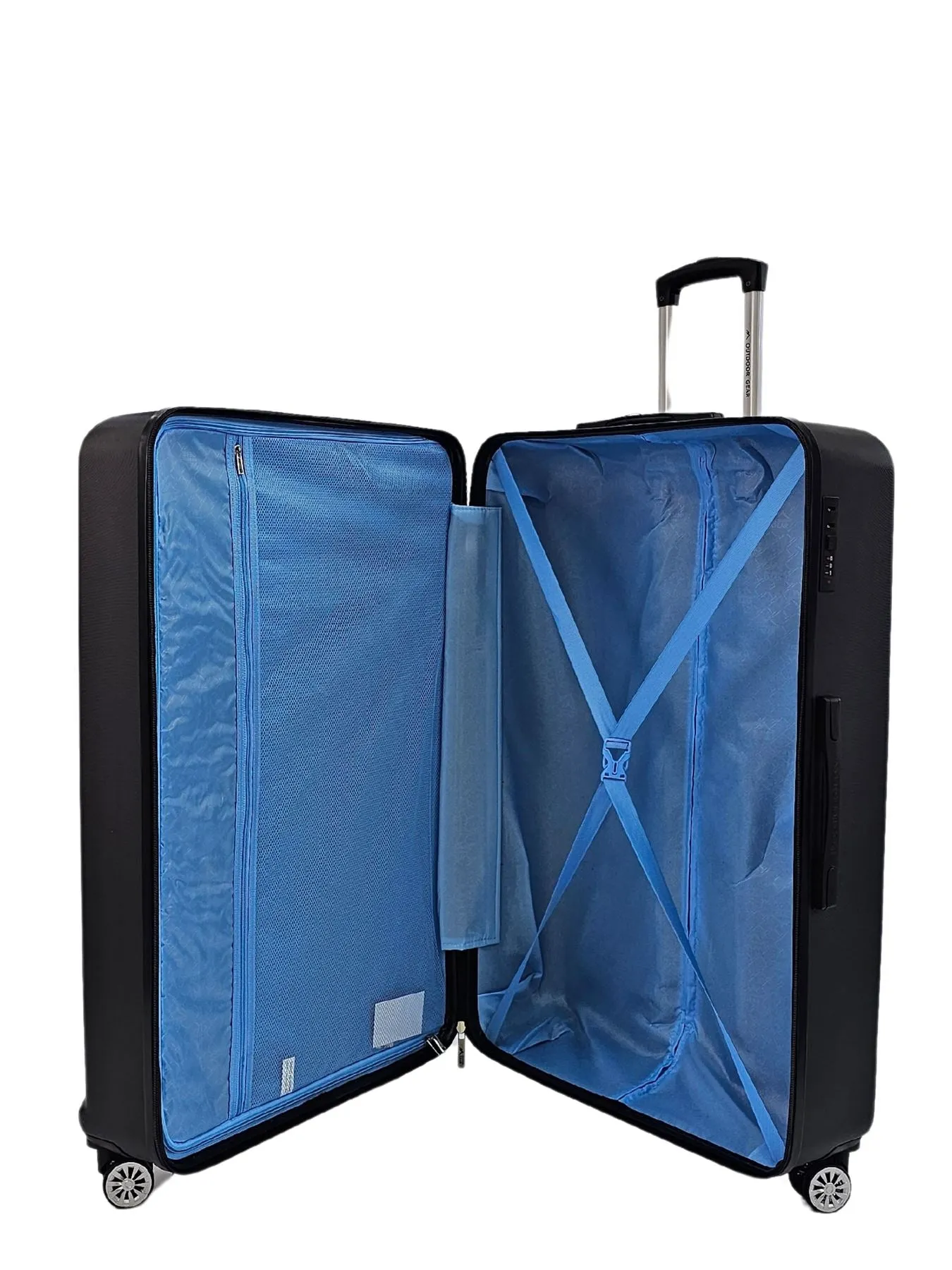 Luggage Suitcase Under Seat Travel Bag Carry On Hand Cabin Check in Hard-Shell 4 Spinner Wheels Trolley Set