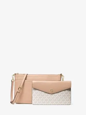 Maisie Medium Pebbled Leather 3-in-1 Crossbody Bag