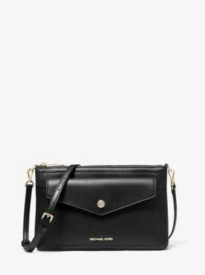 Maisie Medium Pebbled Leather 3-in-1 Crossbody Bag