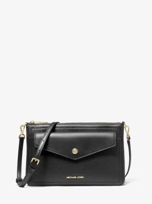 Maisie Medium Pebbled Leather 3-in-1 Crossbody Bag