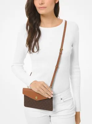 Maisie Medium Pebbled Leather 3-in-1 Crossbody Bag