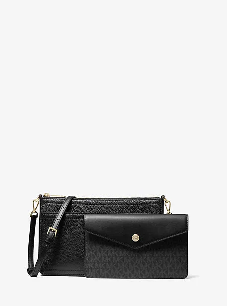 Maisie Medium Pebbled Leather 3-in-1 Crossbody Bag