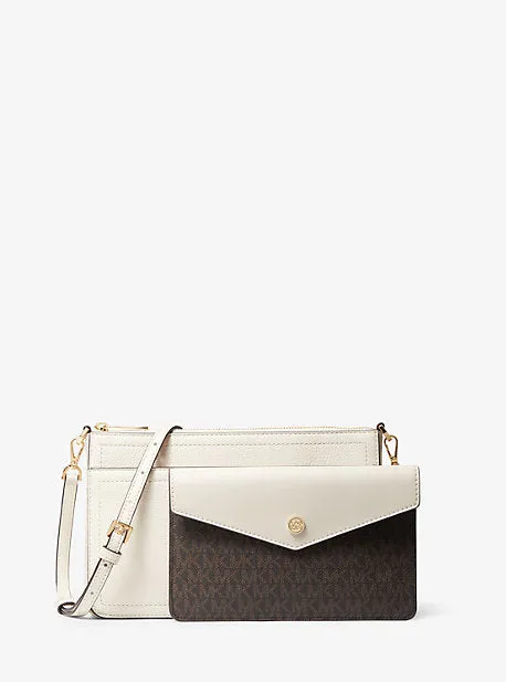 Maisie Medium Pebbled Leather 3-in-1 Crossbody Bag