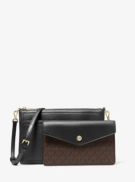 Maisie Medium Pebbled Leather 3-in-1 Crossbody Bag