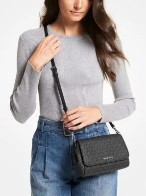 Medium Logo Convertible Crossbody Bag