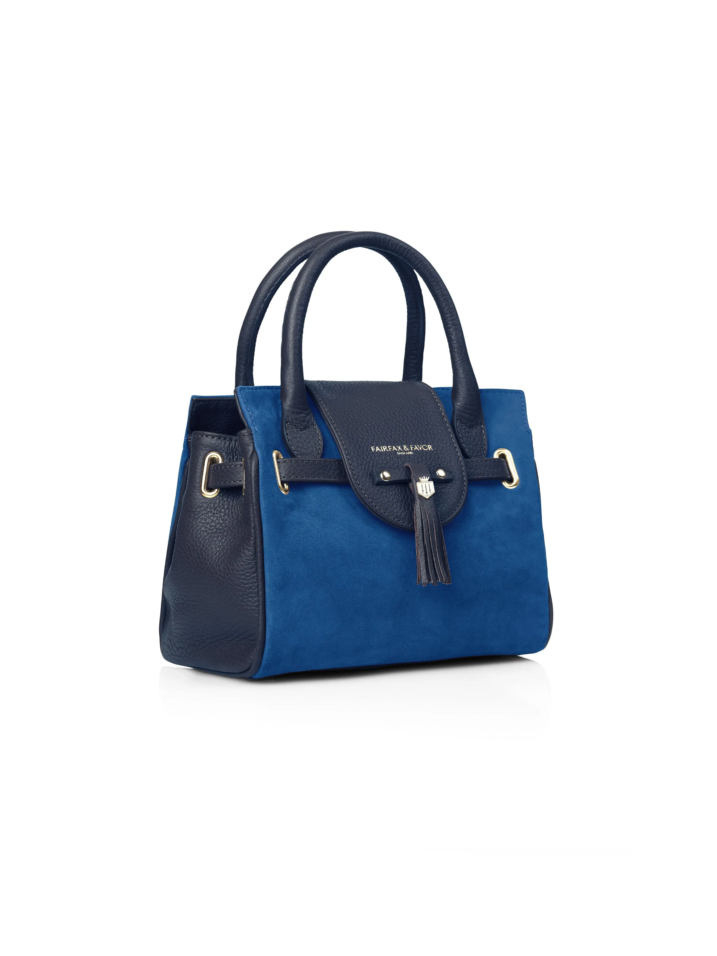 Mini Windsor Handbag - Porto Blue & Navy (Limited Edition)