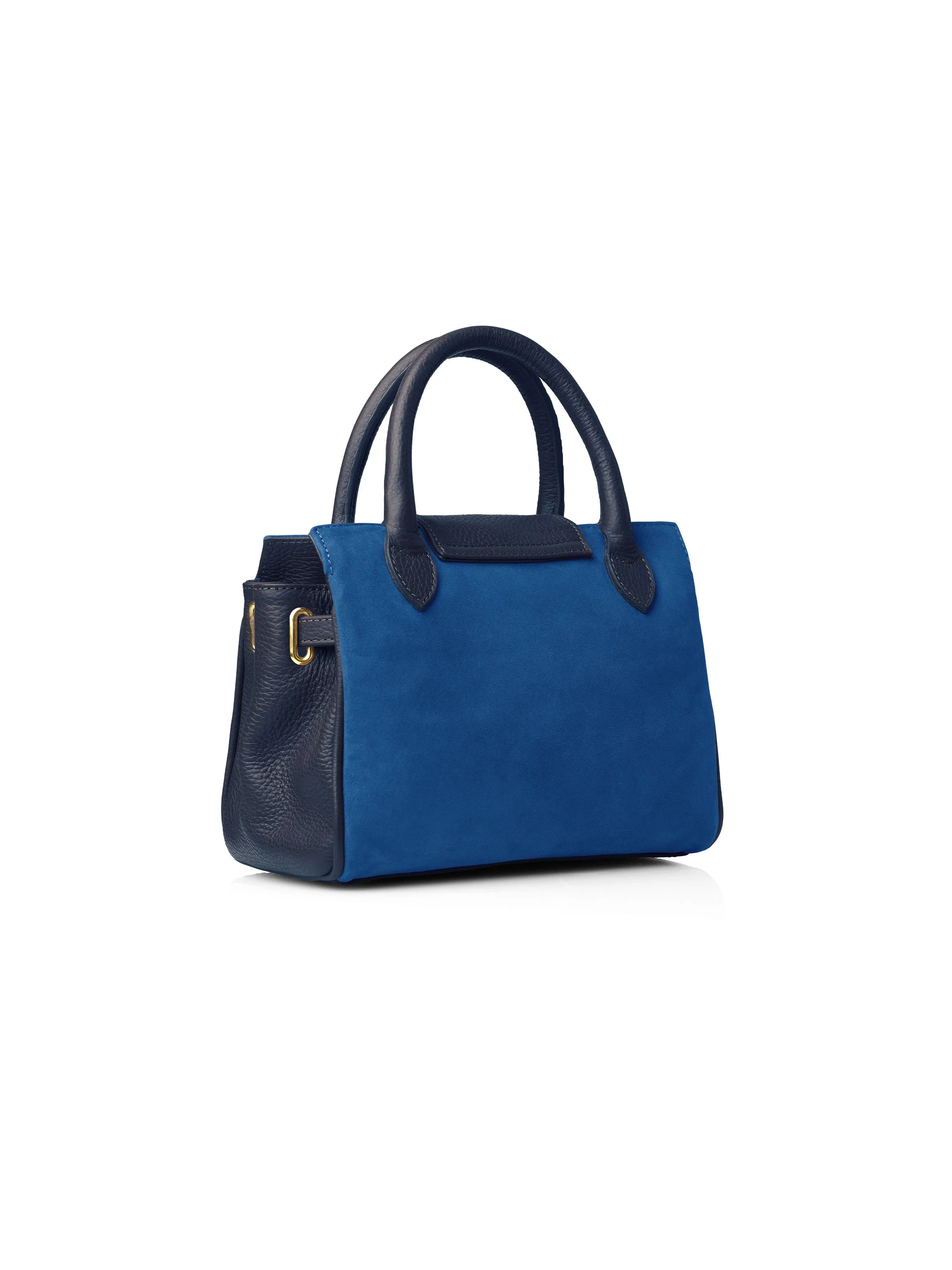 Mini Windsor Handbag - Porto Blue & Navy (Limited Edition)