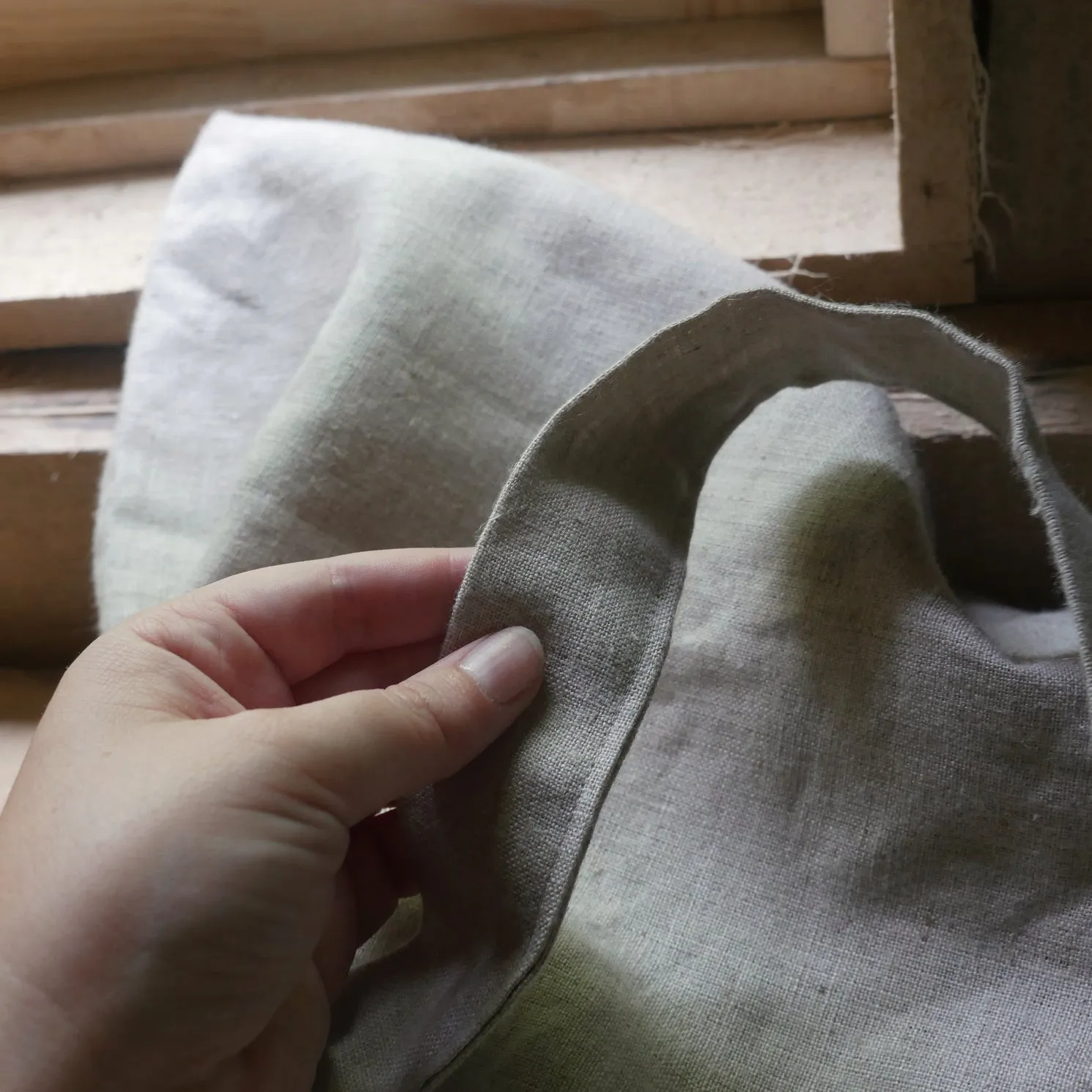 Natural Linen Haversack