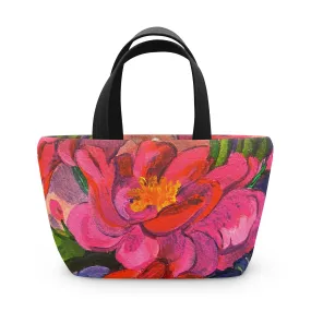 Neoprene Lunch Bag - Pink Magnolias