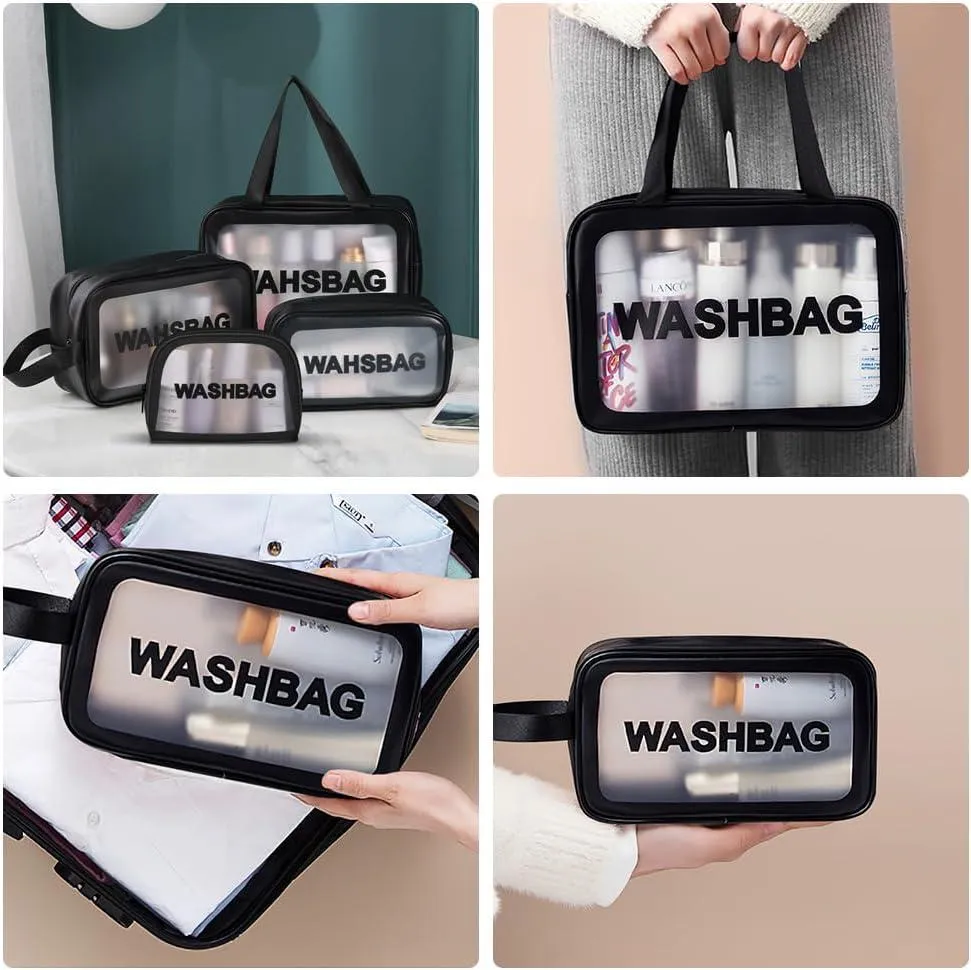 Portable Makeup Organizer Bag WASHBAG-Black14627 Small(SA2405-120)