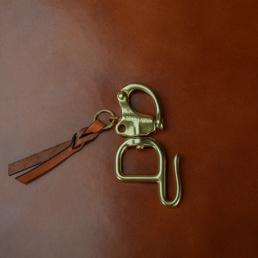 Solid Brass Snap Shackle