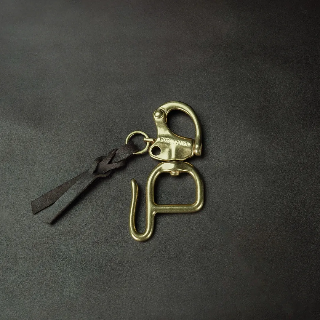 Solid Brass Snap Shackle