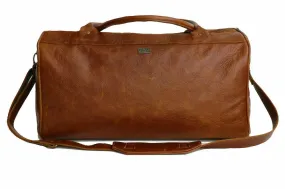 Tan Leather Goods - Jackson Leather Duffel Bag | Pecan