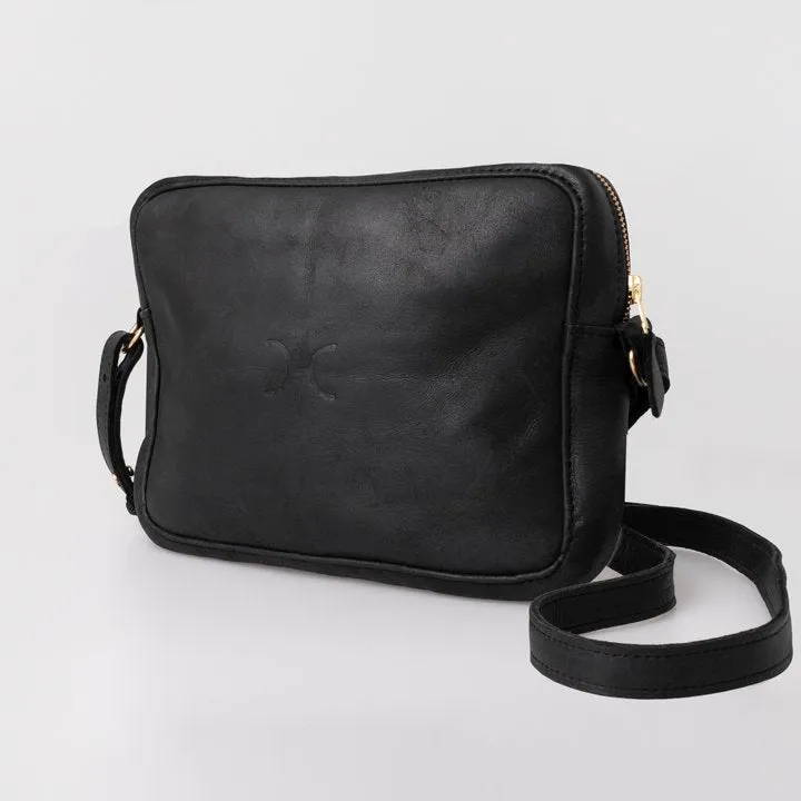 Thandana Boxy Leather Sling Handbag