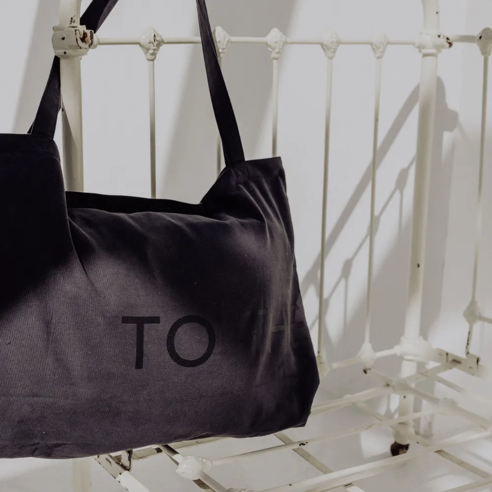 Tothemoon ☾ - Tote bag with zipper - 100% Cotton