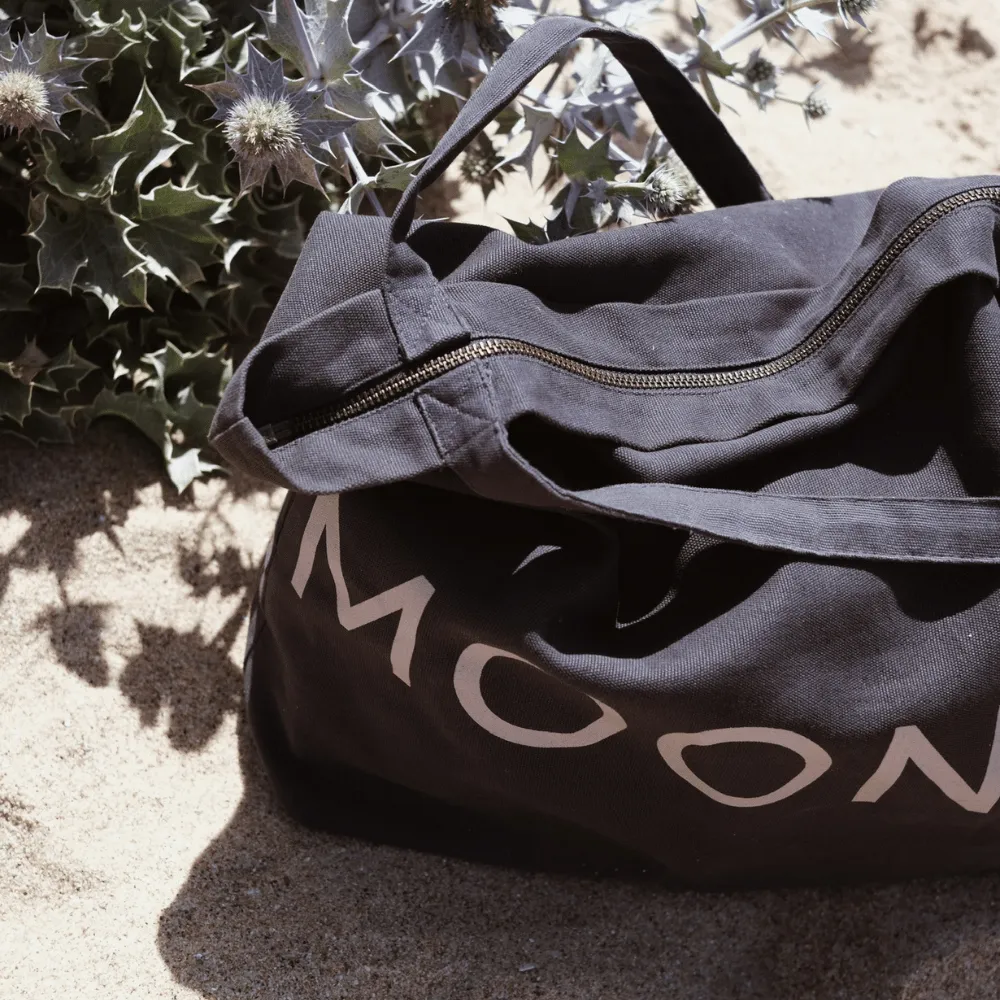 Tothemoon ☾ - Tote bag with zipper - 100% Cotton