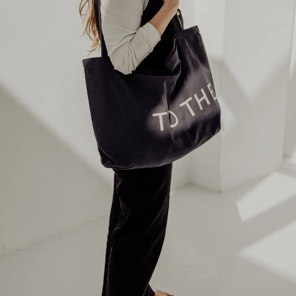 Tothemoon ☾ - Tote bag with zipper - 100% Cotton